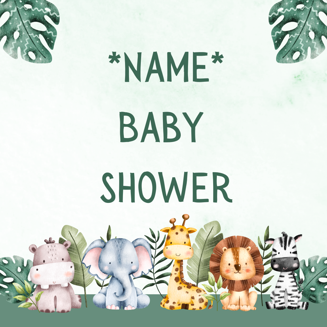 Safari Baby Shower
